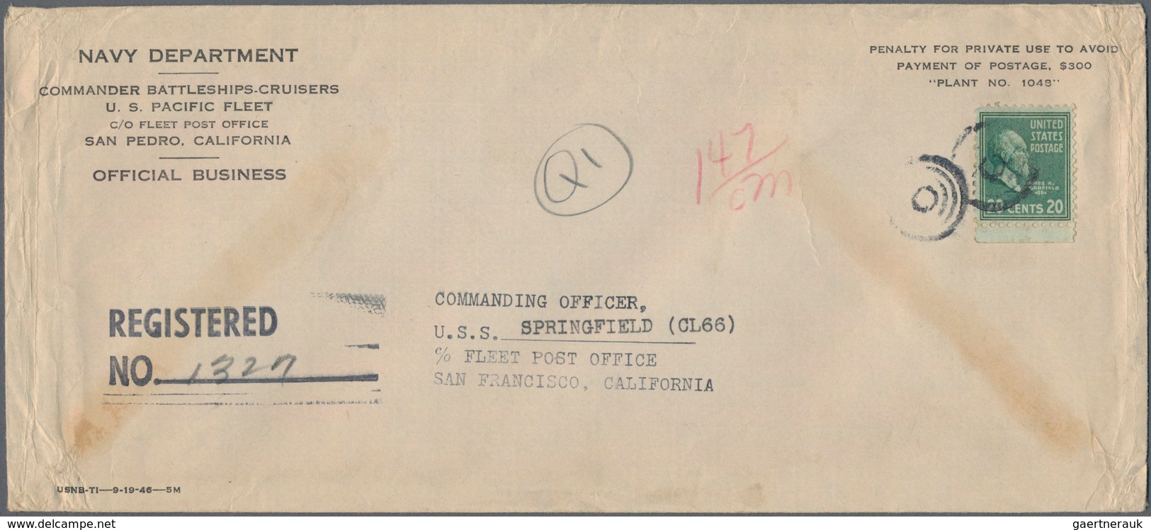 Vereinigte Staaten Von Amerika - Besonderheiten: 1940/1970 (ca.), US NAVY, Assortment Of Apprx. 130 - Autres & Non Classés
