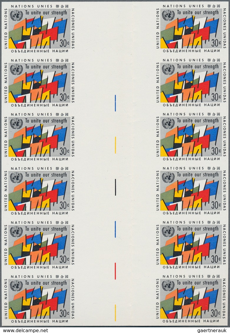 Vereinte Nationen - New York: 1953/2000. Amazing Collection Of IMPERFORATE Stamps And Progressive St - Other & Unclassified