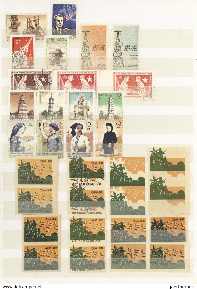 Vietnam: 1948/1965 (ca.), Mainly Mint Accumulation On Stockpages, Comprising South Vietnam More Than - Vietnam