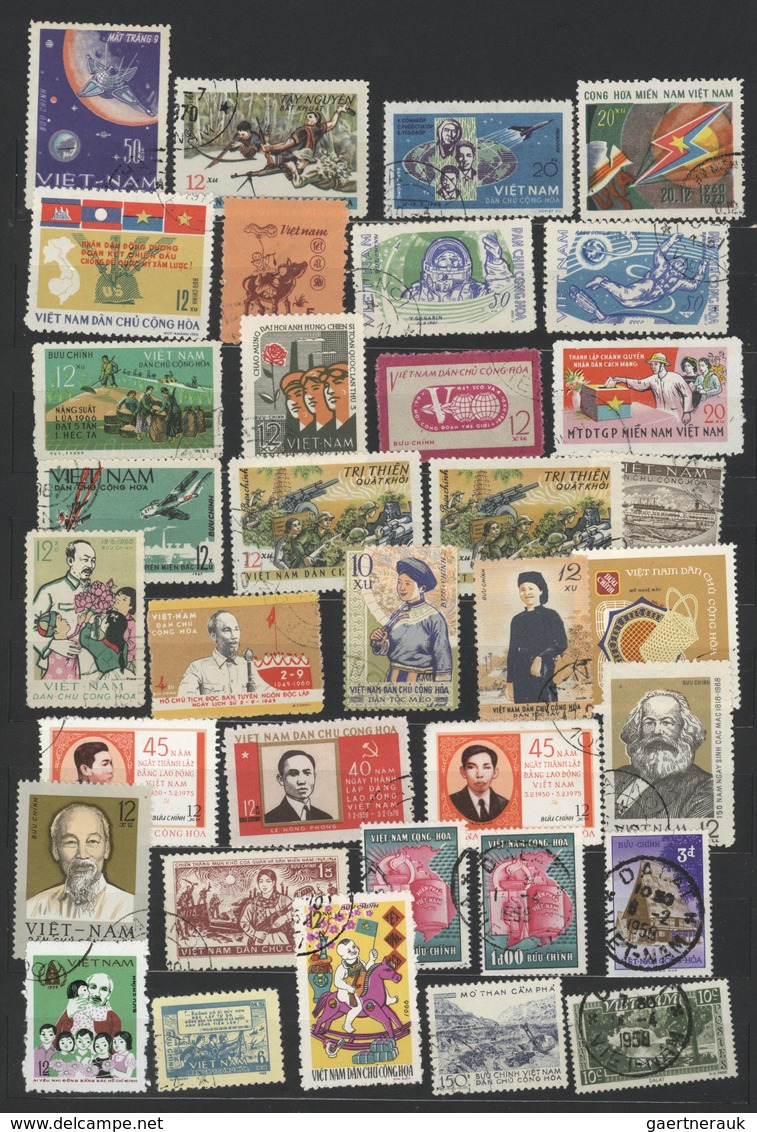 Vietnam: 1952/75 And Some Later, Mint And Used Inc. Many Imperforated; Also PR China 1949/64, Mint A - Viêt-Nam