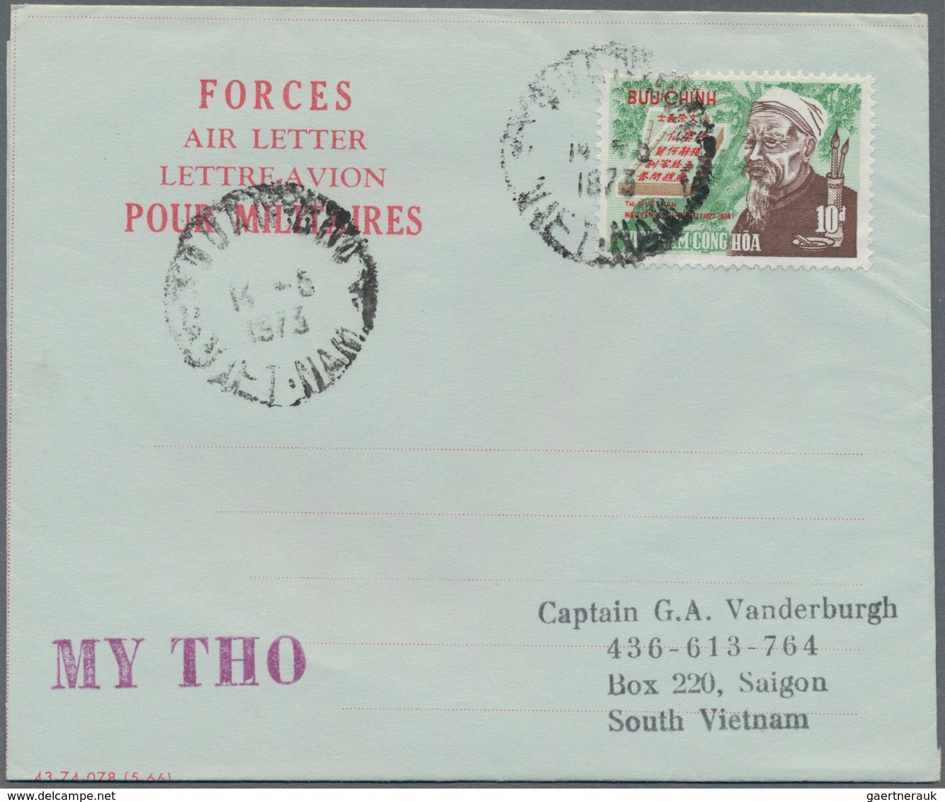 Vietnam: 1952/96, 32 Covers And 6 Labels Of South Vietnam, As Well As Covers After Unification, Some - Viêt-Nam