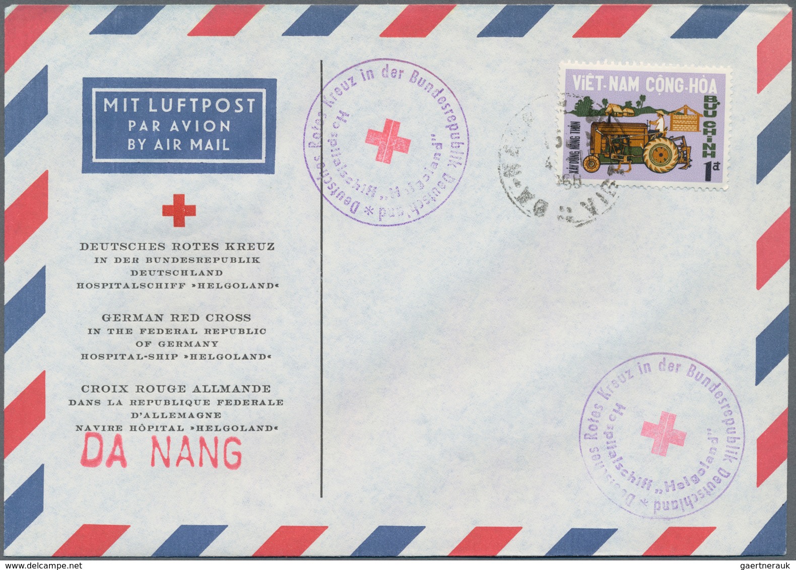 Vietnam: 1952/96, 32 covers and 6 labels of South Vietnam, as well as covers after unification, some