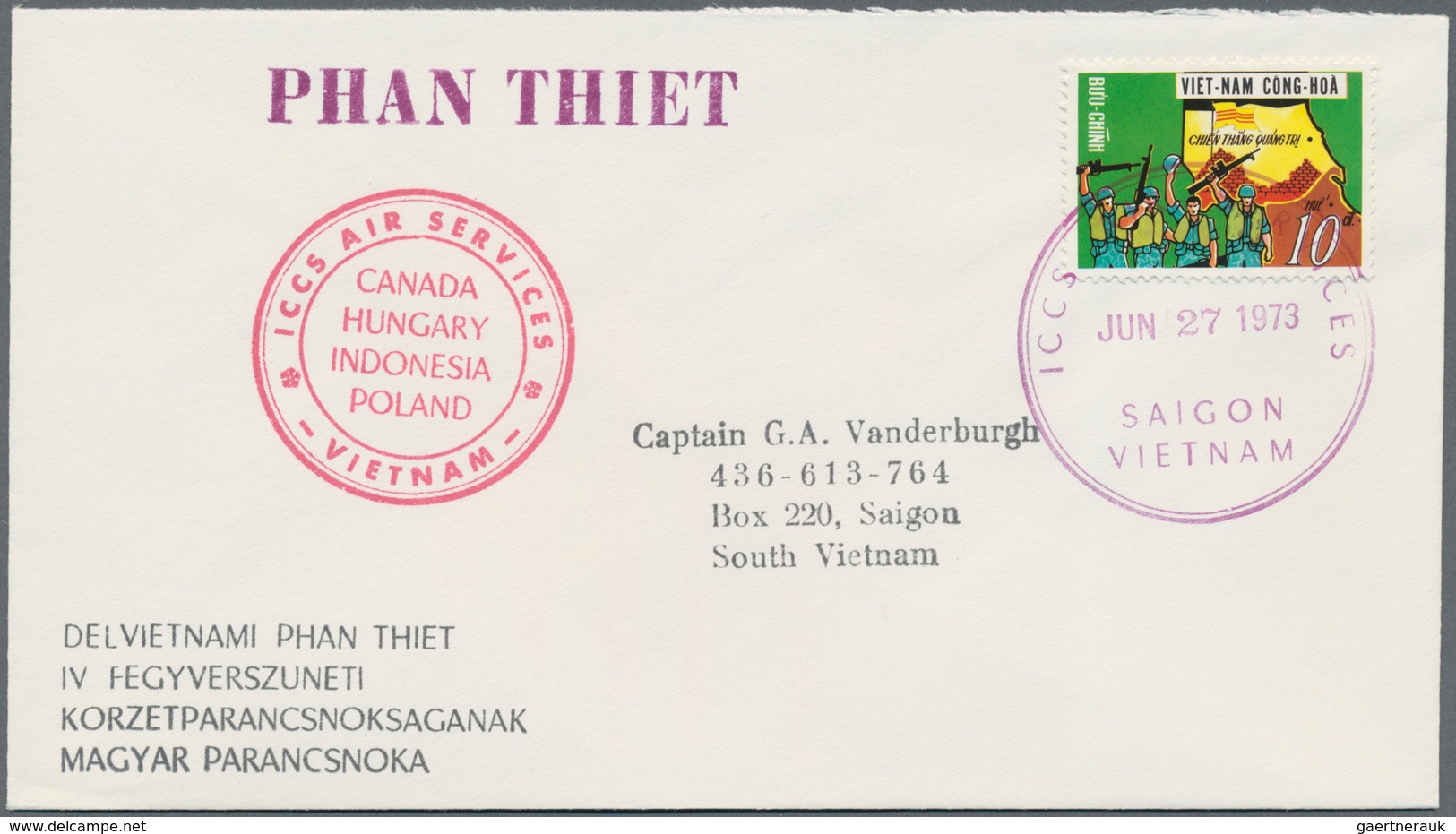 Vietnam: 1952/96, 32 covers and 6 labels of South Vietnam, as well as covers after unification, some