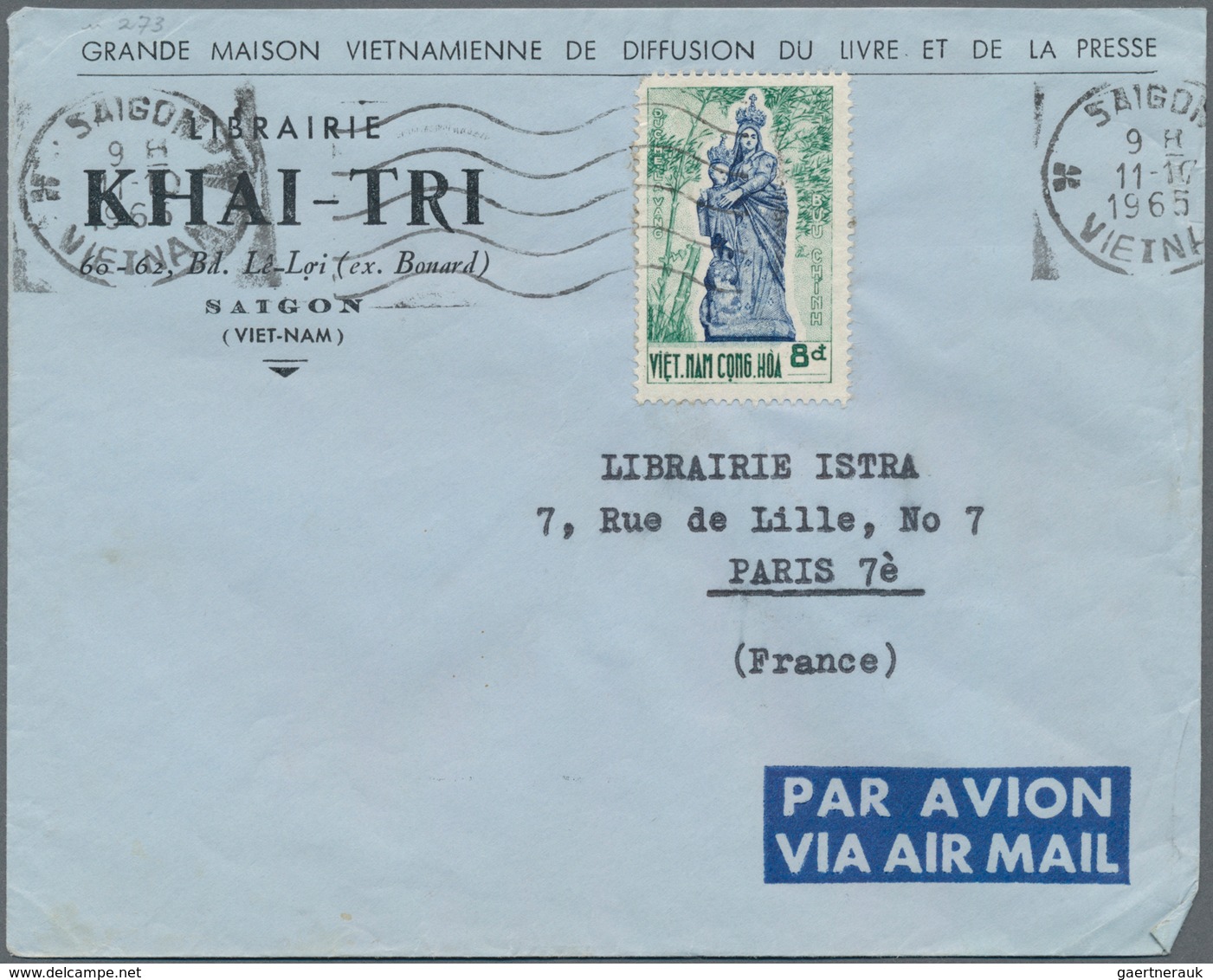 Vietnam: 1952/96, 32 covers and 6 labels of South Vietnam, as well as covers after unification, some