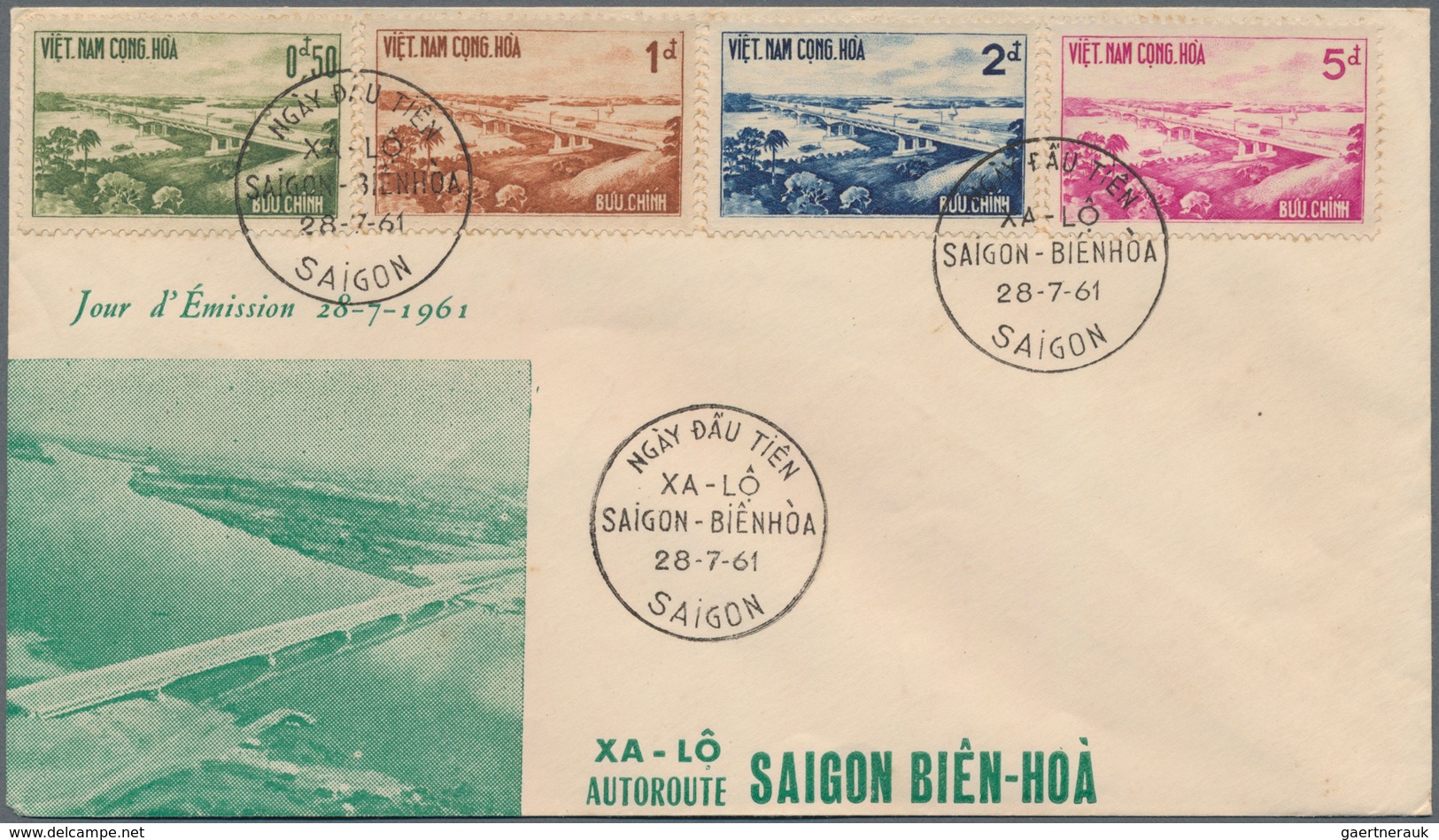 Vietnam: 1952/96, 32 covers and 6 labels of South Vietnam, as well as covers after unification, some