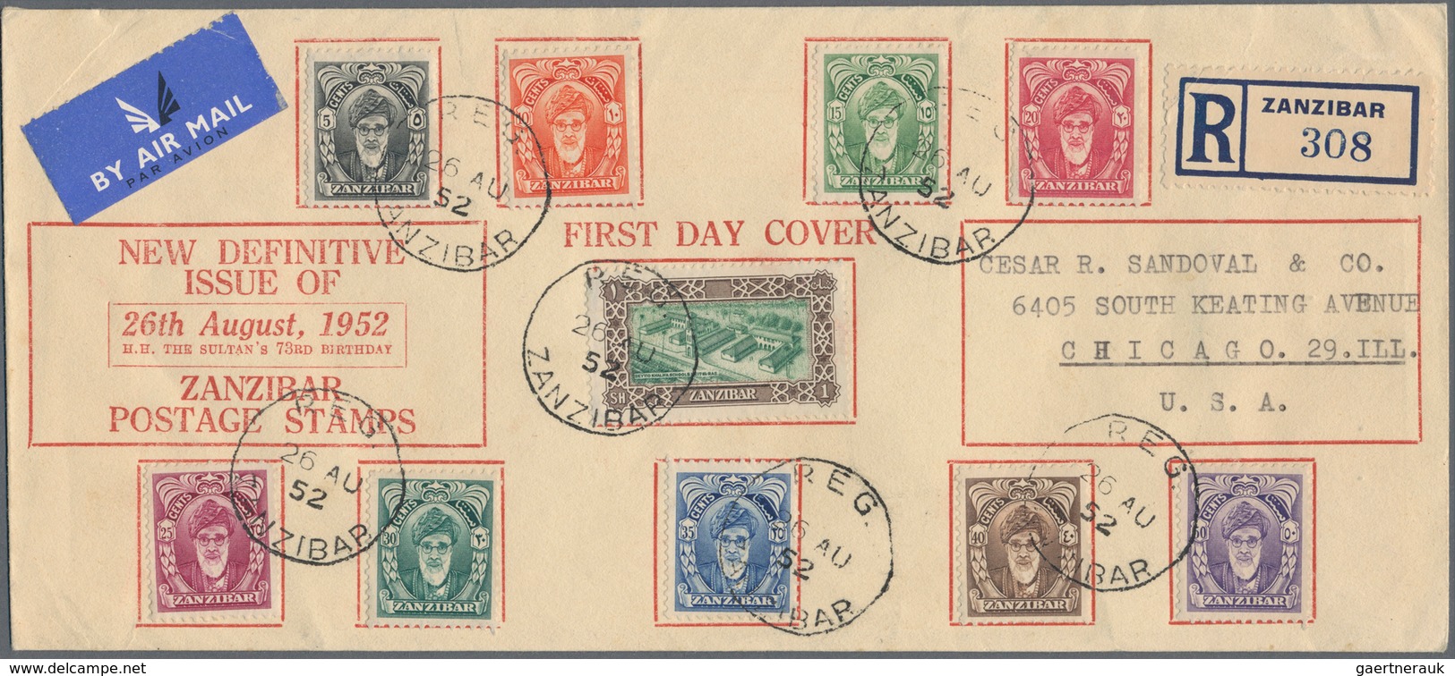 Zanzibar: 1898/1965 (ca.) Holding Of About 600 Unused And Used Postal Stationery Including Large-siz - Zanzibar (...-1963)