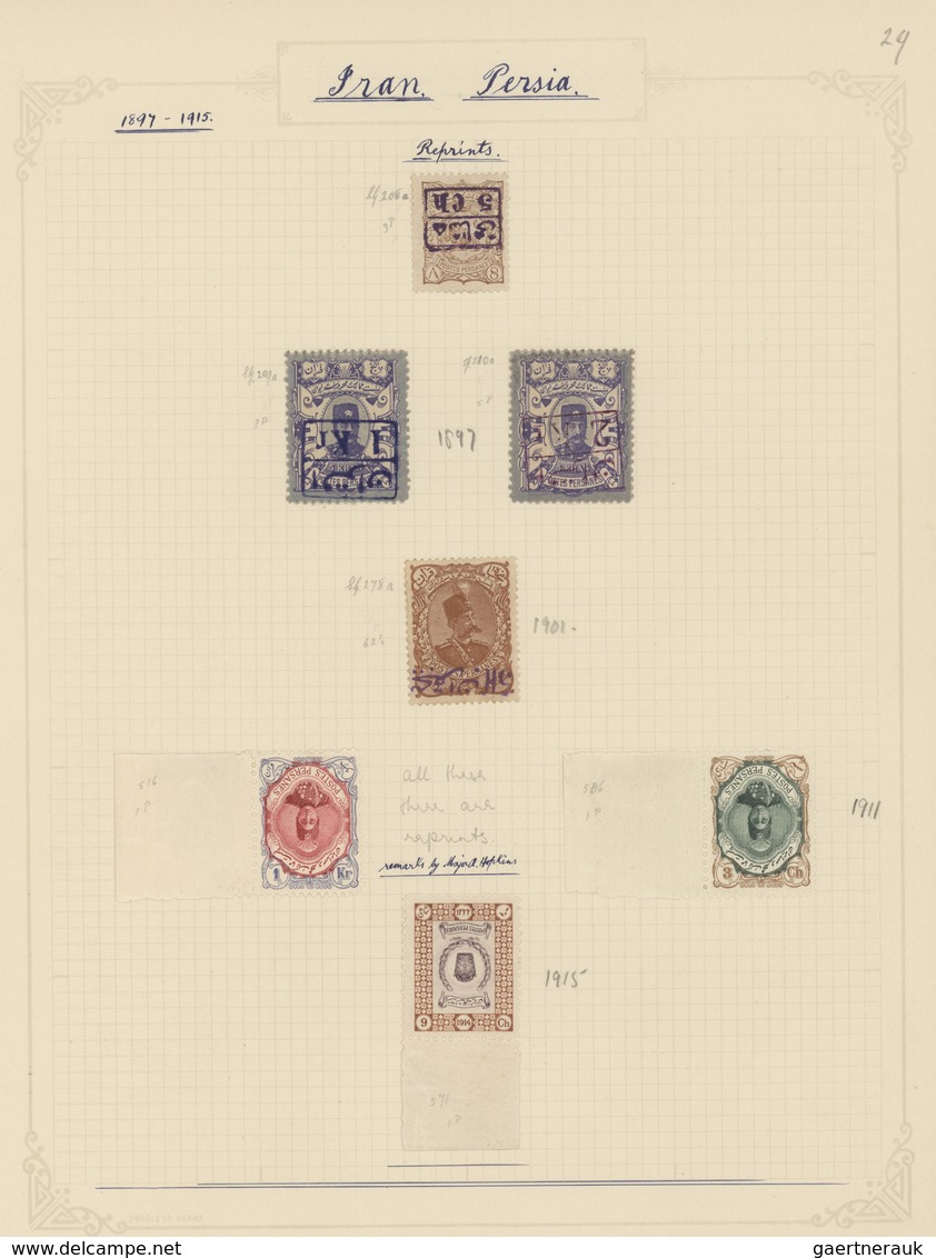 Alle Welt: 1840-1920 ca., "THE BATH PHILATELIC SOCIETY REFERENCE & STUDY COLLECTION" : Comprehensive