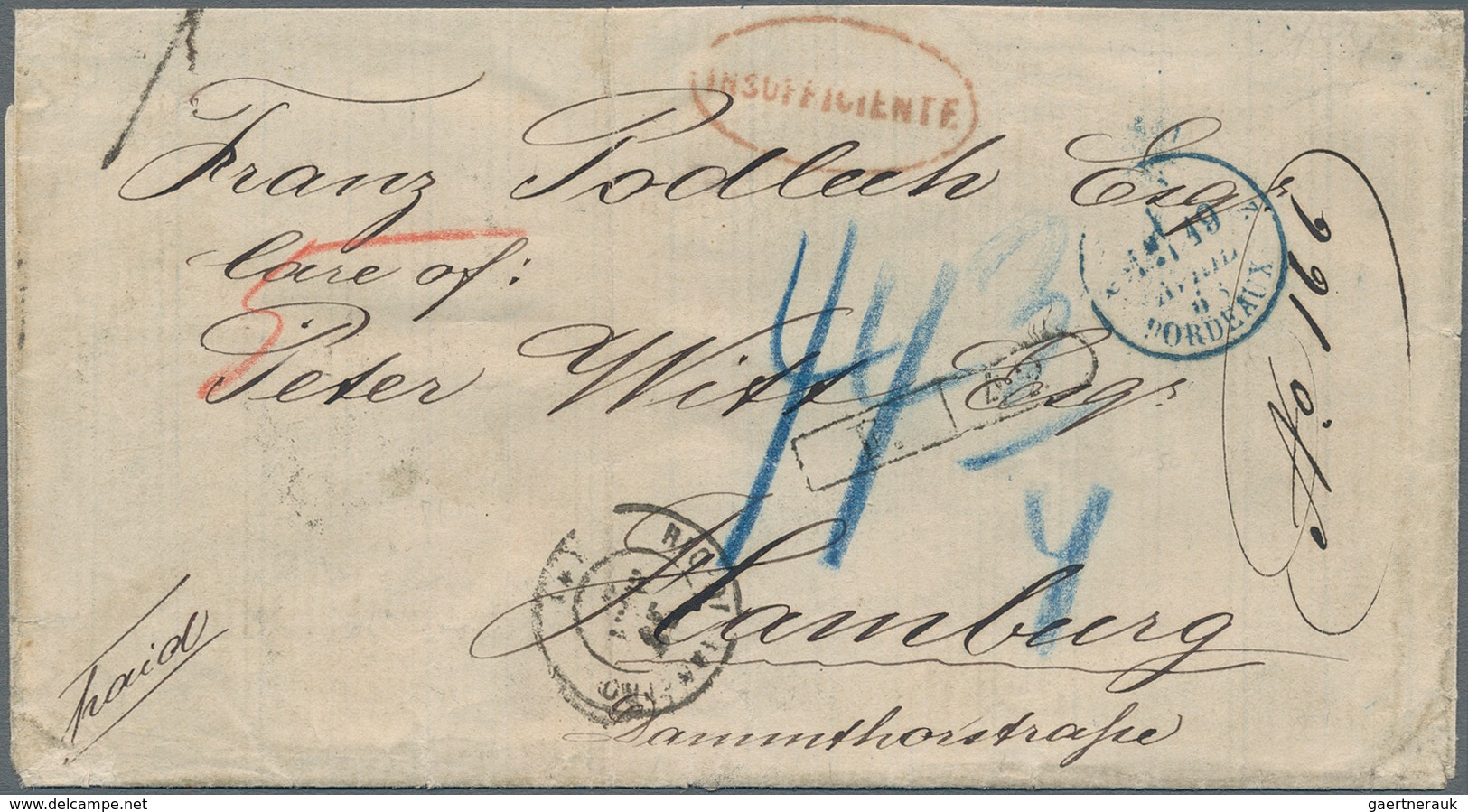 Alle Welt: 1590/1870 Ca., PREPHILATELY, Comprehensive Collection With Ca.200 Entire Letters, Compris - Collections (sans Albums)