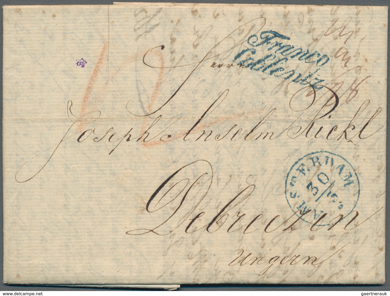 Alle Welt: 1590/1870 ca., PREPHILATELY, comprehensive collection with ca.200 entire letters, compris
