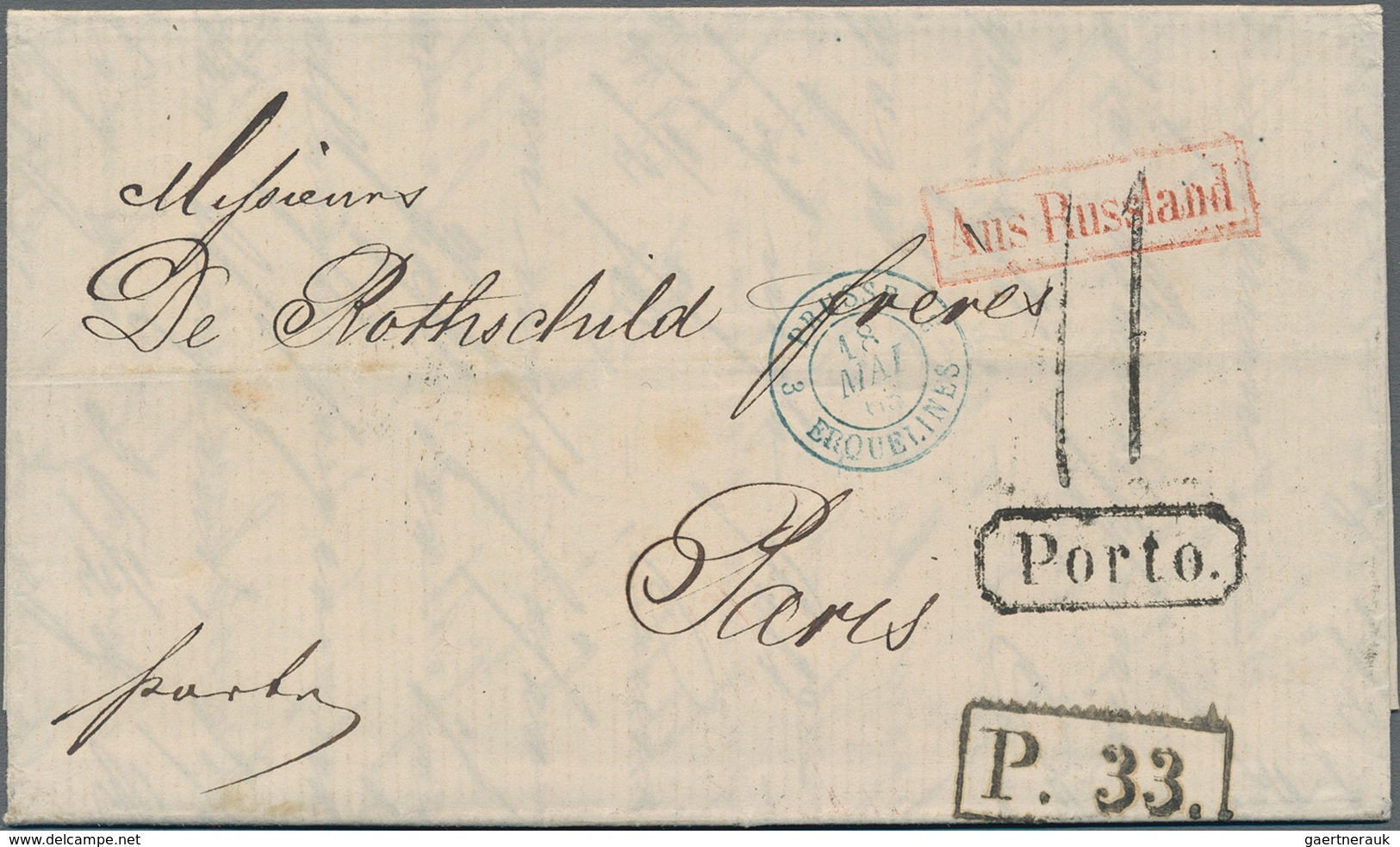 Alle Welt: 1590/1870 ca., PREPHILATELY, comprehensive collection with ca.200 entire letters, compris