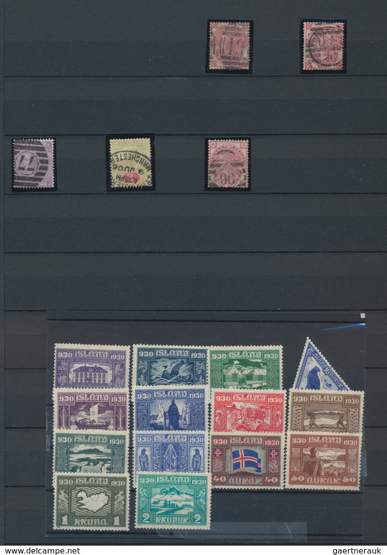 Alle Welt: 1840/1950 (ca.), Assortment Of Apprx. 450 Stamps, Varied Condition And Also A Few Forgeri - Colecciones (sin álbumes)