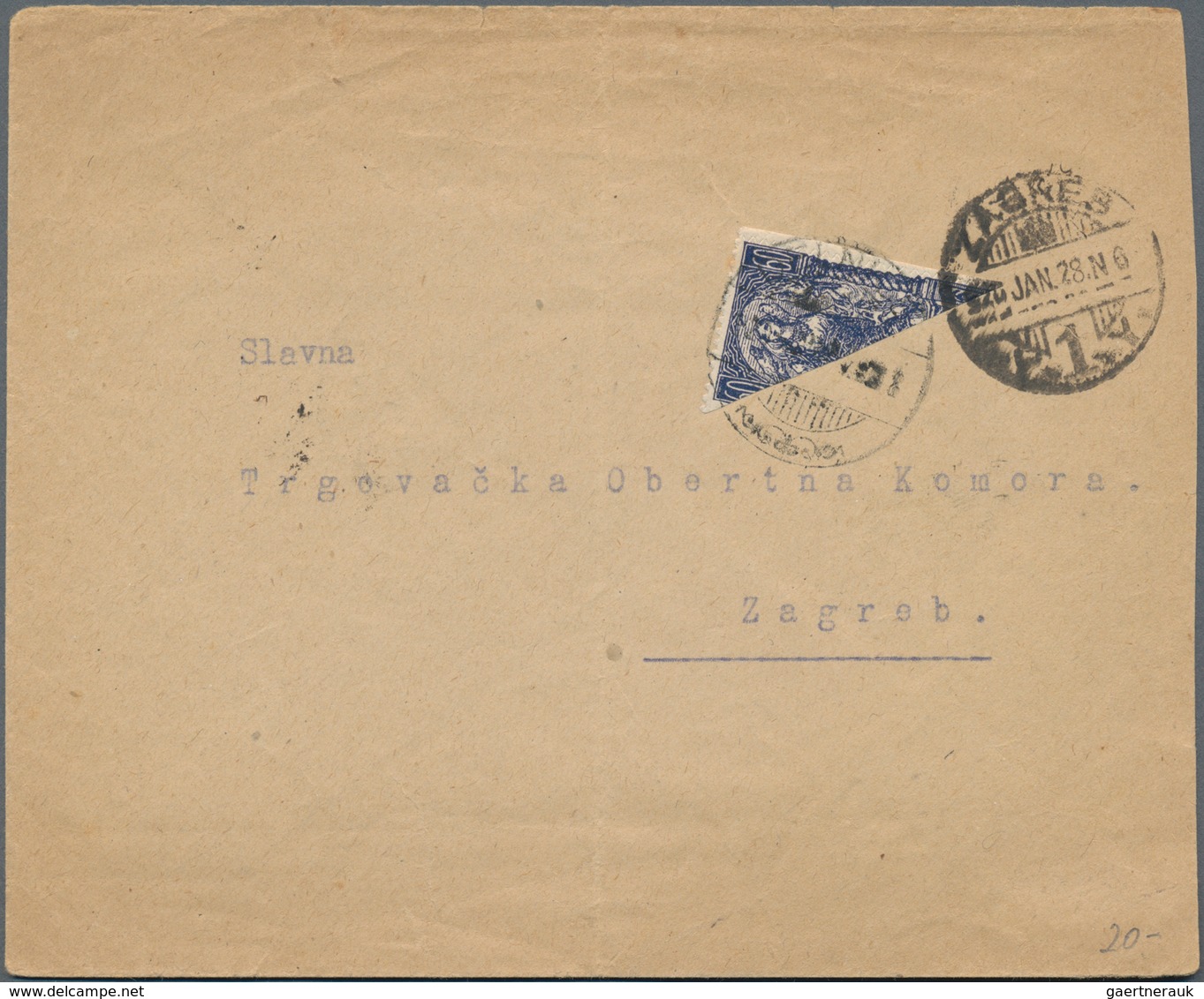 Alle Welt: 1849/1944, Mainly Europe, Lot Of 14 Covers/cards, Incl. Disinfected Letter, Italy Used Ab - Colecciones (sin álbumes)