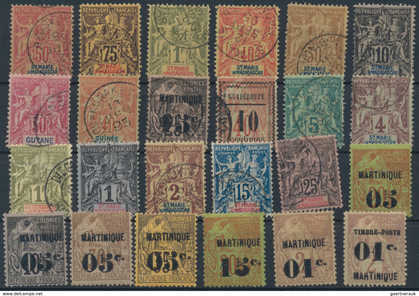 Alle Welt: 1850/1900 (ca.), used and mint assortment of apprx. 590 classic and semi-classic stamps o