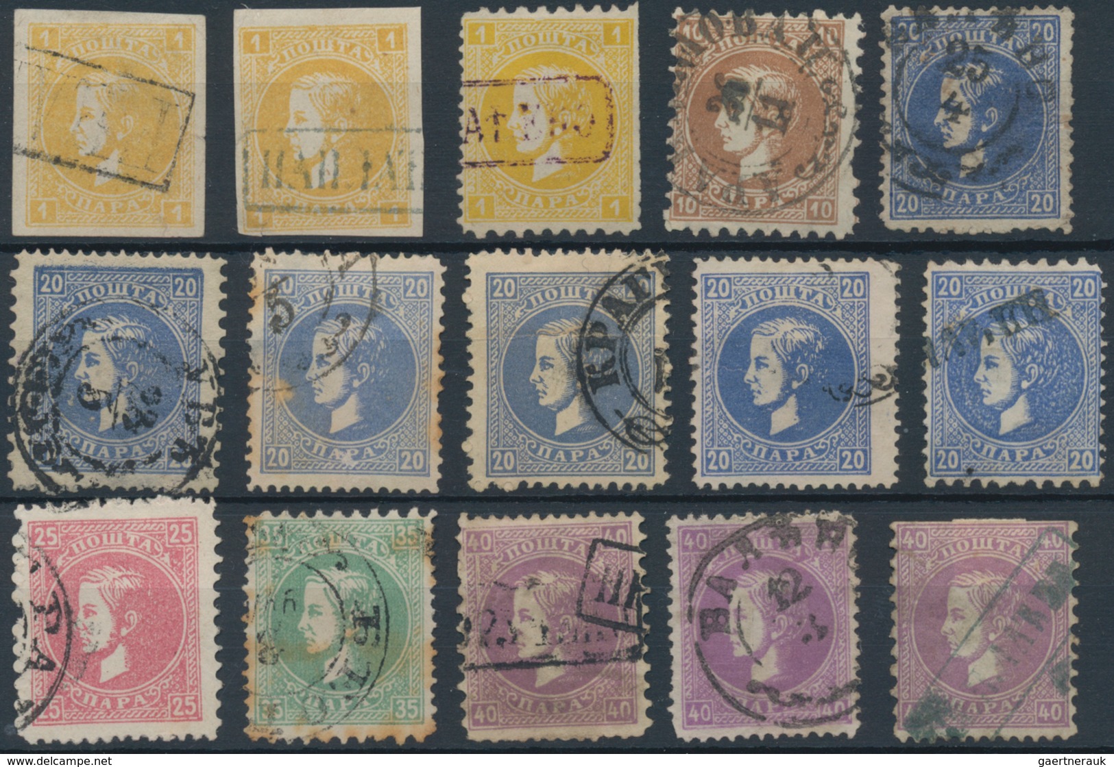 Alle Welt: 1850/1900 (ca.), used and mint assortment of apprx. 590 classic and semi-classic stamps o