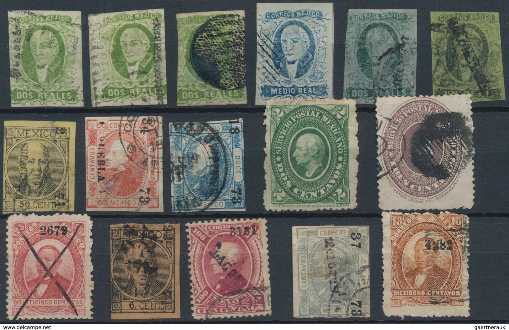Alle Welt: 1850/1900 (ca.), used and mint assortment of apprx. 590 classic and semi-classic stamps o