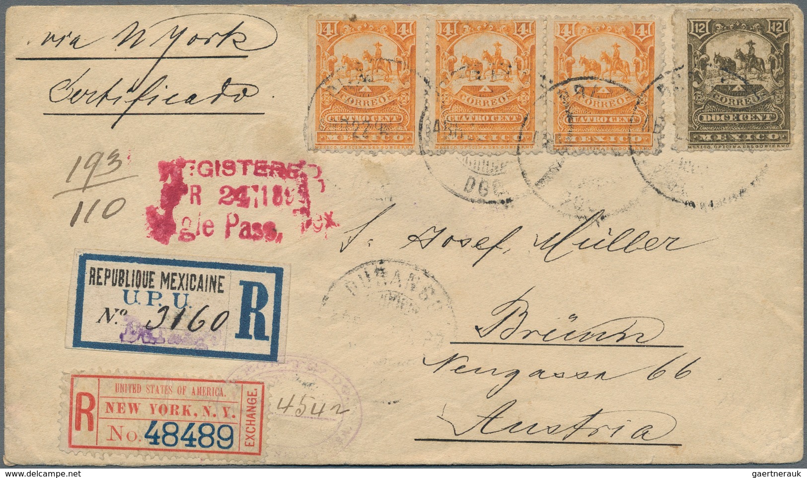 Alle Welt: 1860 From Ca., Comprehensive Lot With More Than 400 Covers, Cards And Stationeries, Compr - Sammlungen (ohne Album)