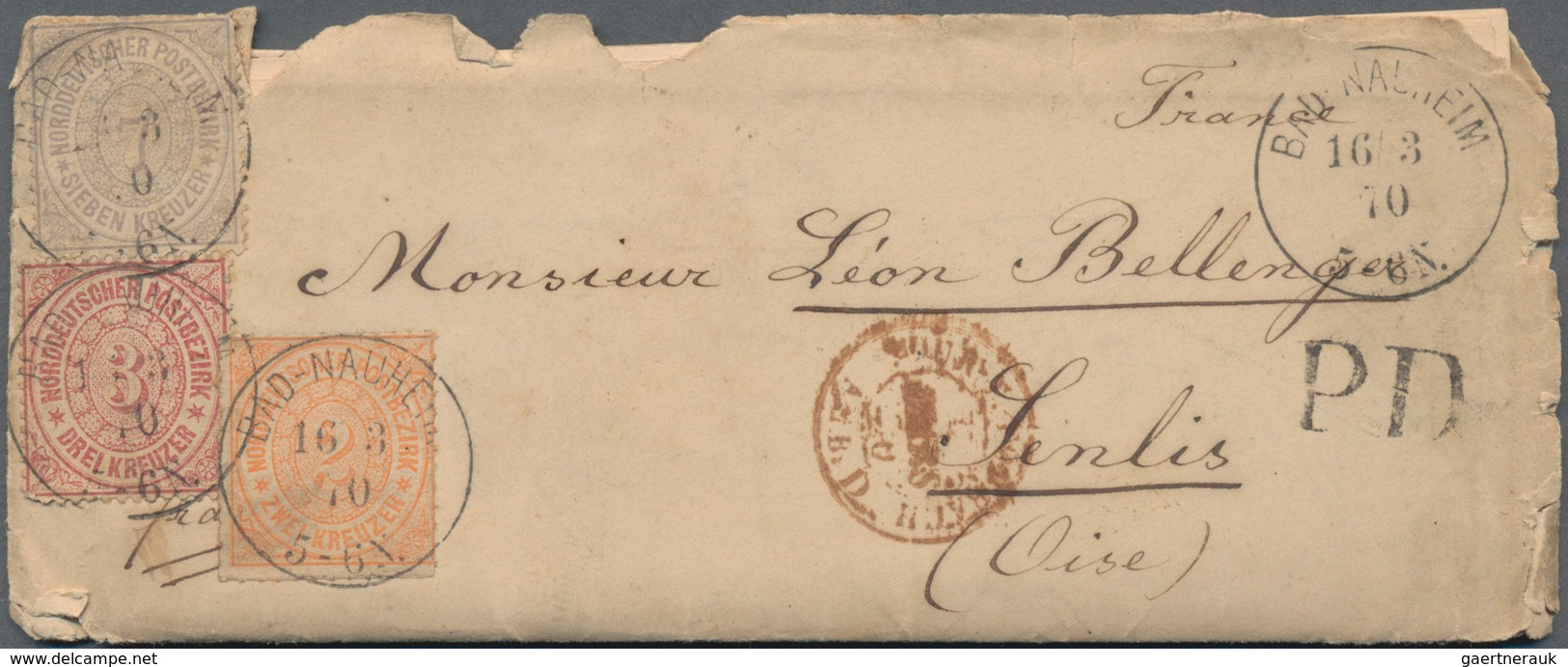 Alle Welt: 1861-1928 about 110 covers and postal stationeries many from a correspondance to France i