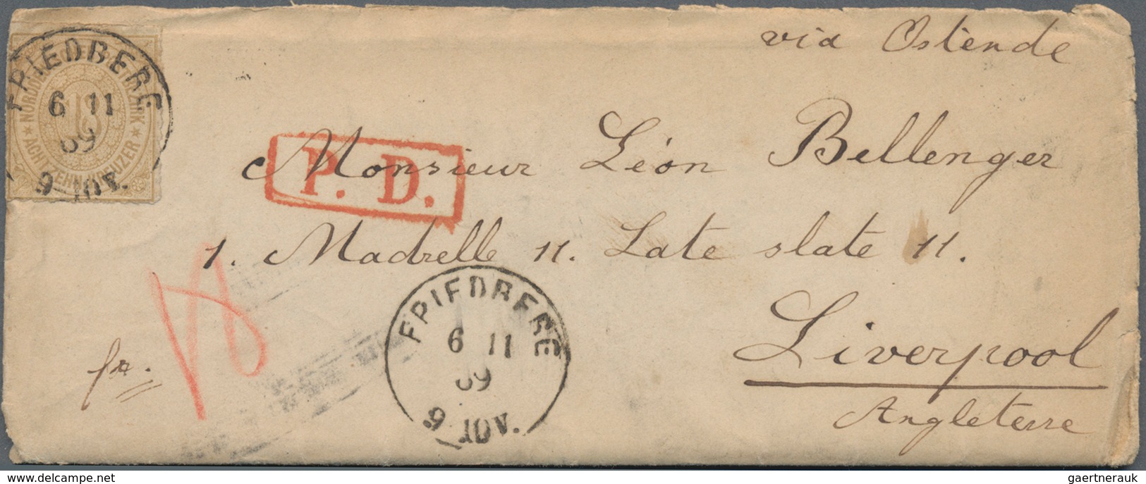 Alle Welt: 1861-1928 about 110 covers and postal stationeries many from a correspondance to France i