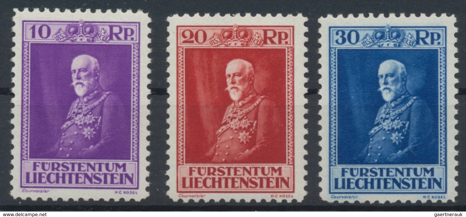 Alle Welt: 1900-1970, Europa & Übersee Markenbestand auf Steckkarten mit viel Liechtenstein, Luxembu