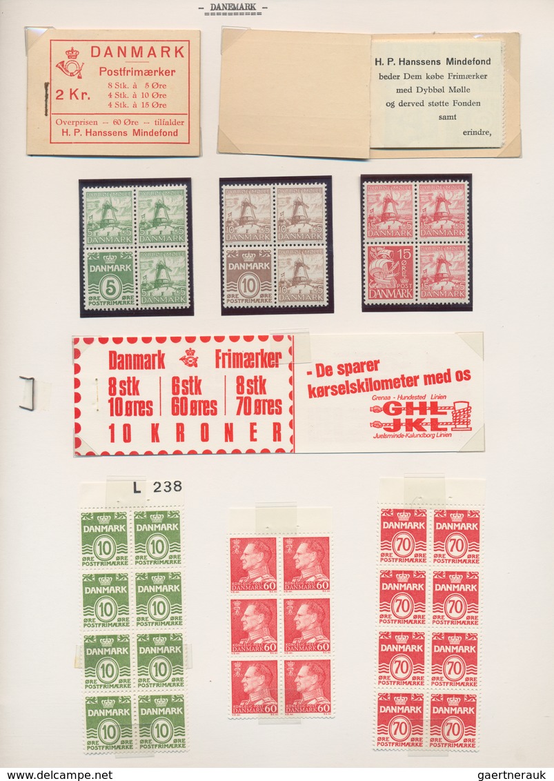 Alle Welt: 1913/1980 (ca.), Booklets And Booklet Panes, Collection Of Booklets And Exploded Booklets - Colecciones (sin álbumes)