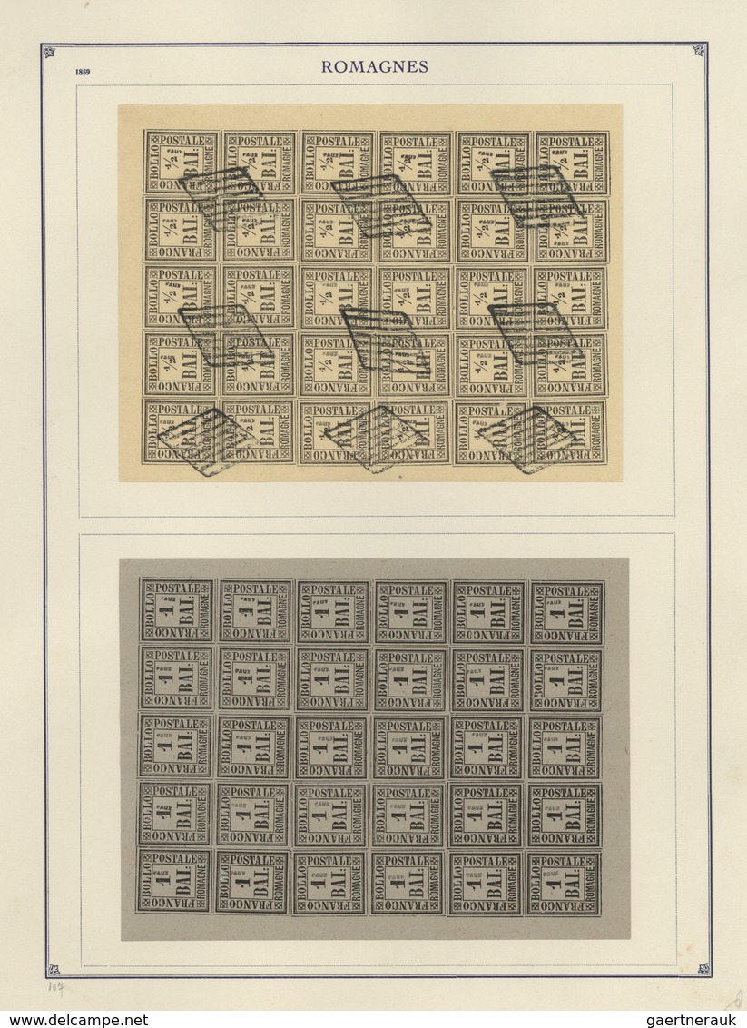 Alle Welt: 1928, ALBUM DE FAC-SIMILES, Collection Of Apprx. 2.500 Reprints Of Fournier Forgeries, Ho - Colecciones (sin álbumes)