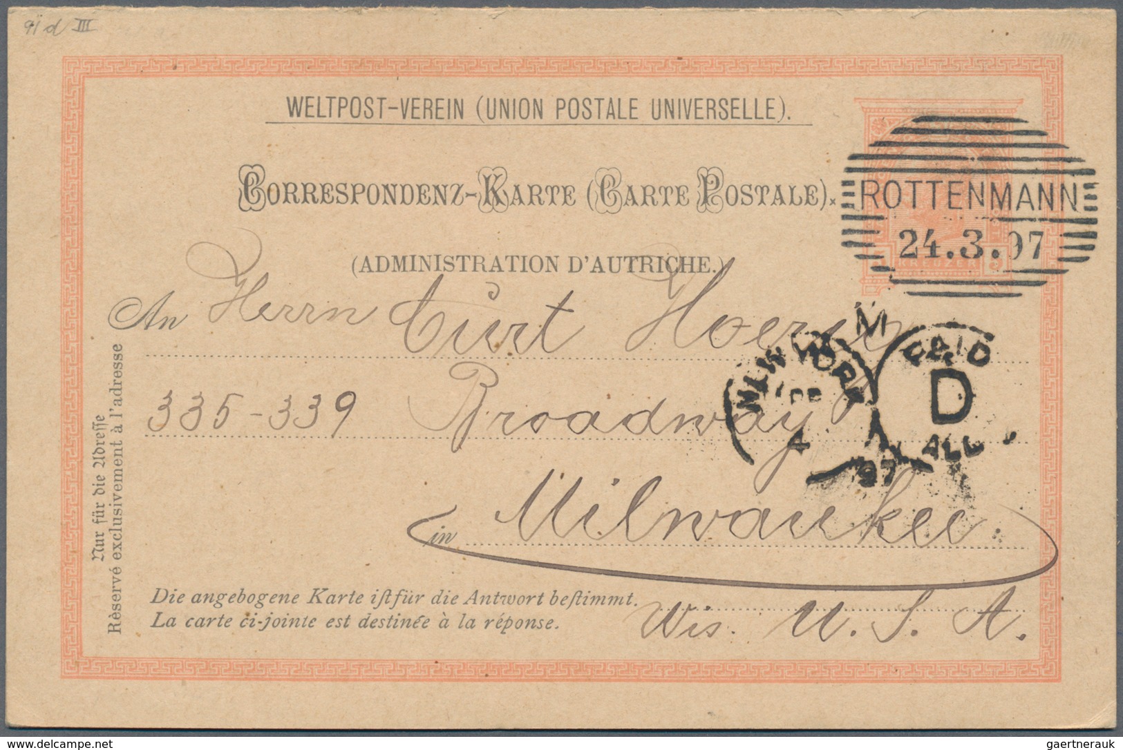 Alle Welt - Ganzsachen: 1882/1919 Postal stationary collection with post-historical background, abou