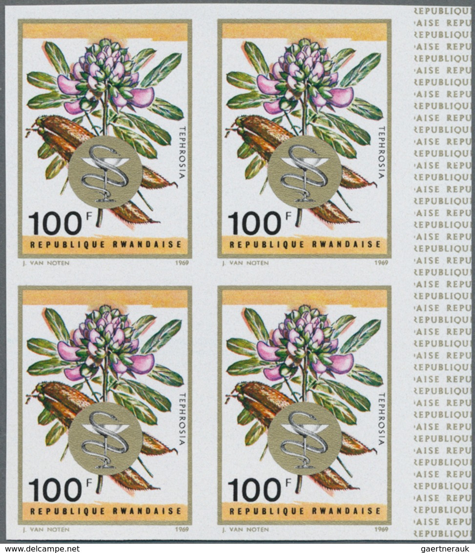 Übersee: 1970/1989 (ca.), Accumulation With About 15.000 (!) IMPERFORATE Stamps From Aitutaki, Burun - Andere & Zonder Classificatie