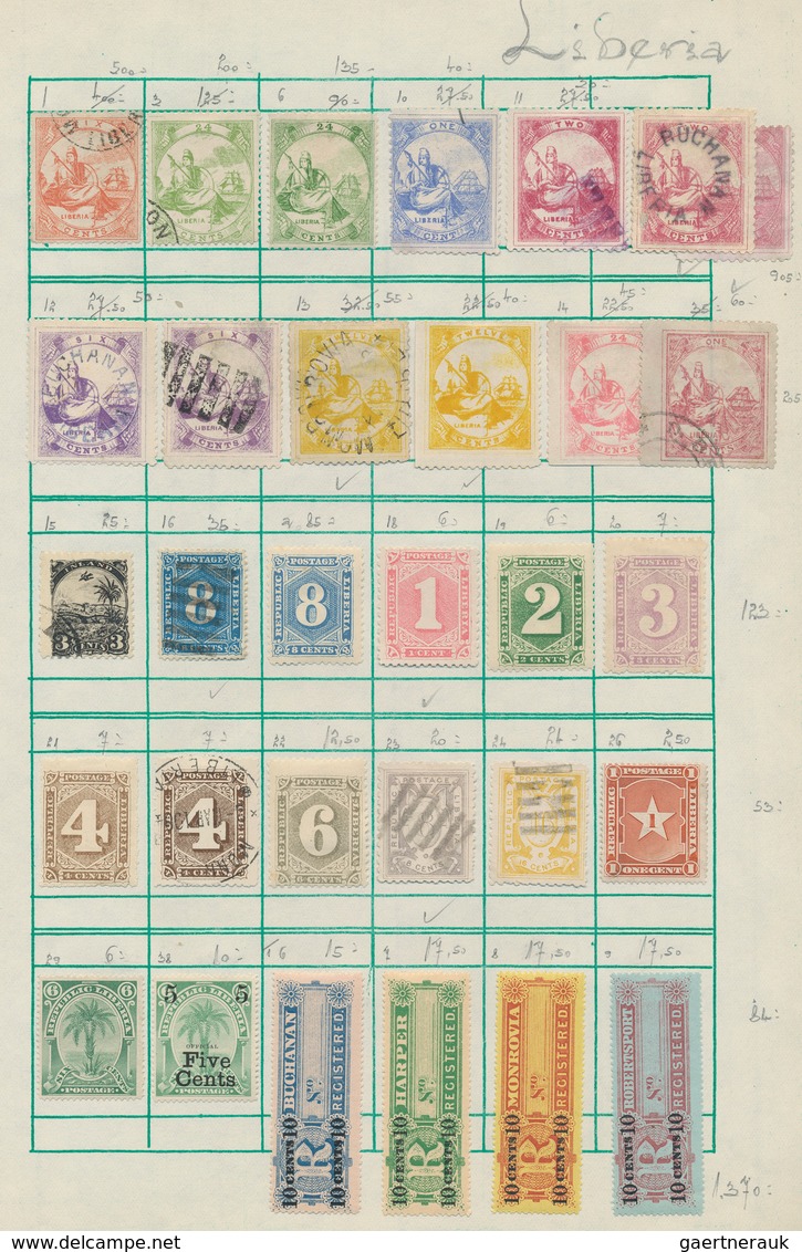 Afrika: 1879/1950 (ca.), Used And Mint Collection On Album Pages From Early Issues, Comprising E.g. - Otros - África