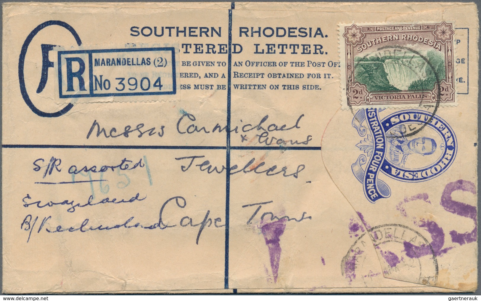 Afrika: 1880/1980 (ca.) Holding Of About 160 Covers From The Former Colonial Areas And Successor Cou - Otros - África