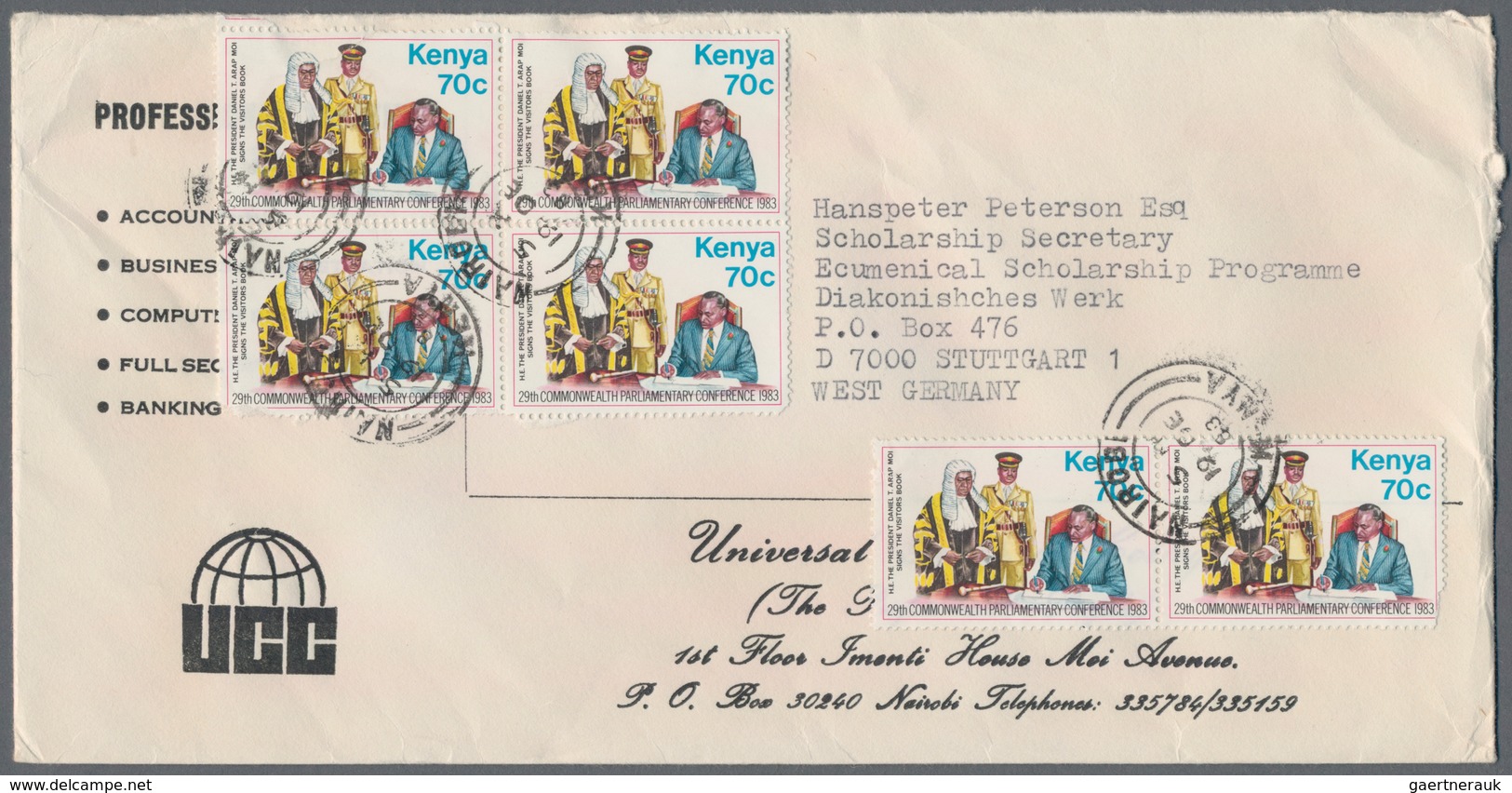 Afrika: 1956/1993, British East Africa, Accumulation Of Apprx. 190 Commercial (mainly Airmail) Cover - Otros - África