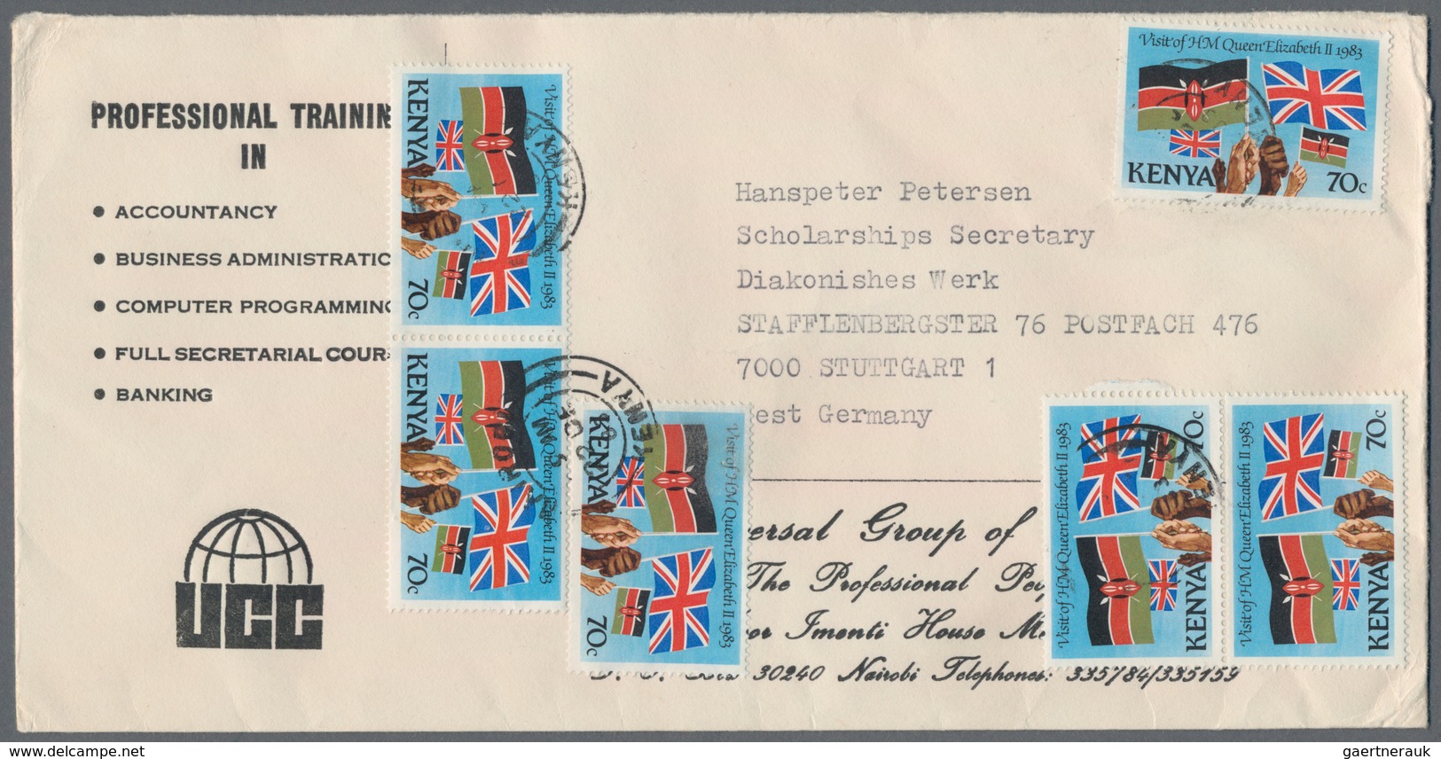 Afrika: 1956/1993, British East Africa, Accumulation Of Apprx. 190 Commercial (mainly Airmail) Cover - Autres - Afrique