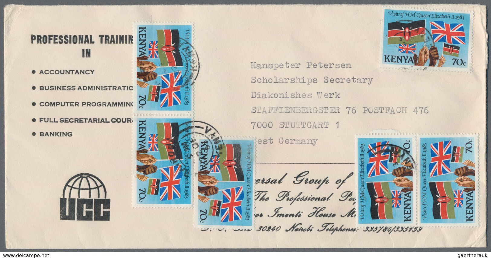 Afrika: 1956/1993, British East Africa, Accumulation Of Apprx. 190 Commercial (mainly Airmail) Cover - Africa (Varia)
