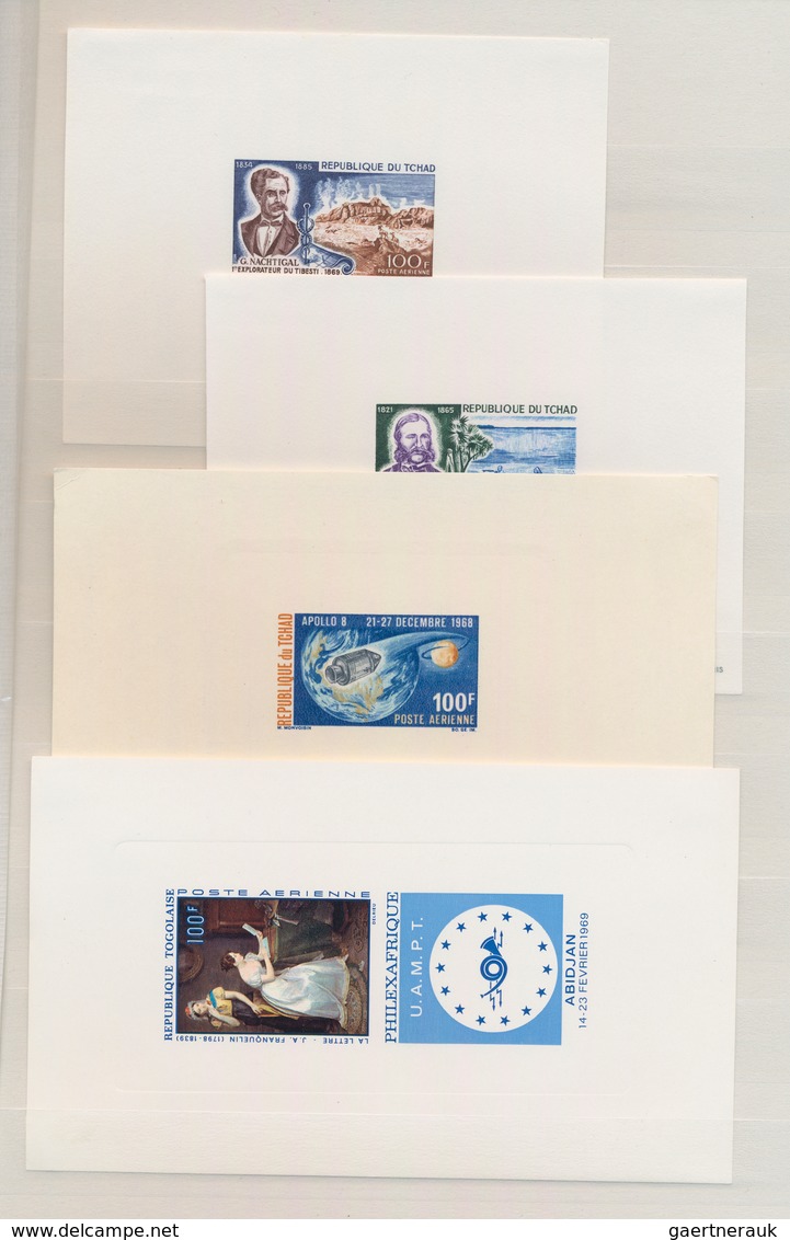 Afrika: 1968/1969, French Africa, Collection Of Apprx. 175 Different Epreuve De Luxe, Comprising Cen - Africa (Other)