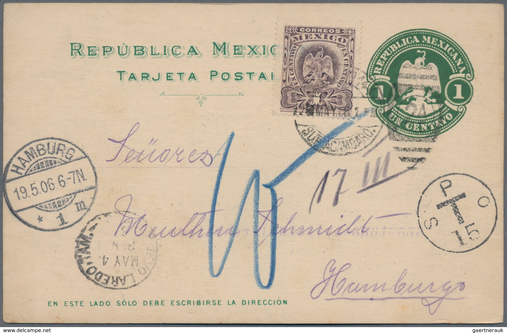 Amerika: 1900-1927, Group Of 11 Unusual Covers And Postcards Including Picture Postcards As 1900 Car - Otros - América