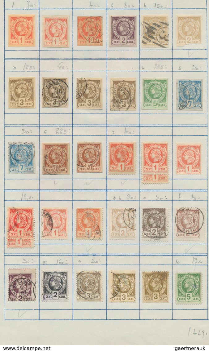 Mittel- Und Südamerika: 1870/1920 (ca.), Central America, Used And Mint Collection On Album Pages Wi - Amerika (Varia)