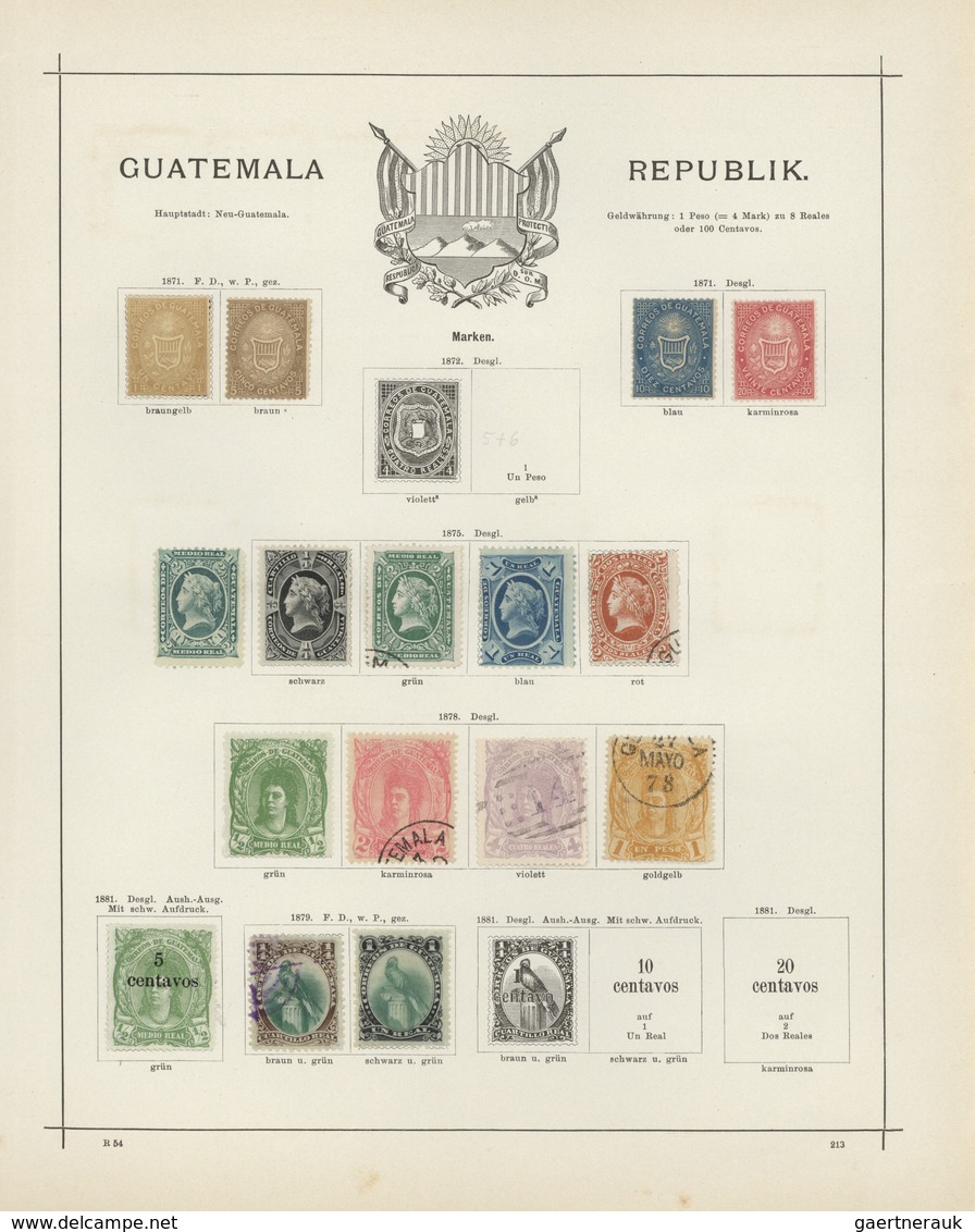 Mittel- Und Südamerika: MITTELAMERIKA, Nur Bis Ca. 1890, Schöne Sammlungen Der Gebiete Costa Rica, D - America (Other)