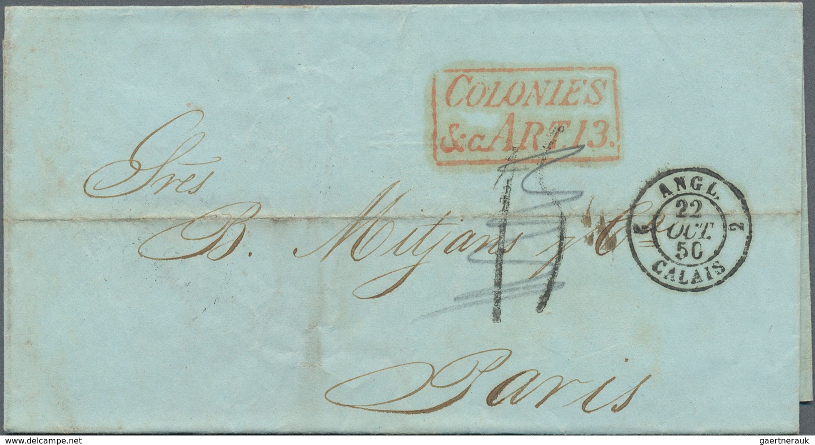 Karibik: 1850/1859, British P.O., Group Of Five Lettersheets From HAVANNA/CUBA (4) Resp. SAN JUAN/PU - Altri - America