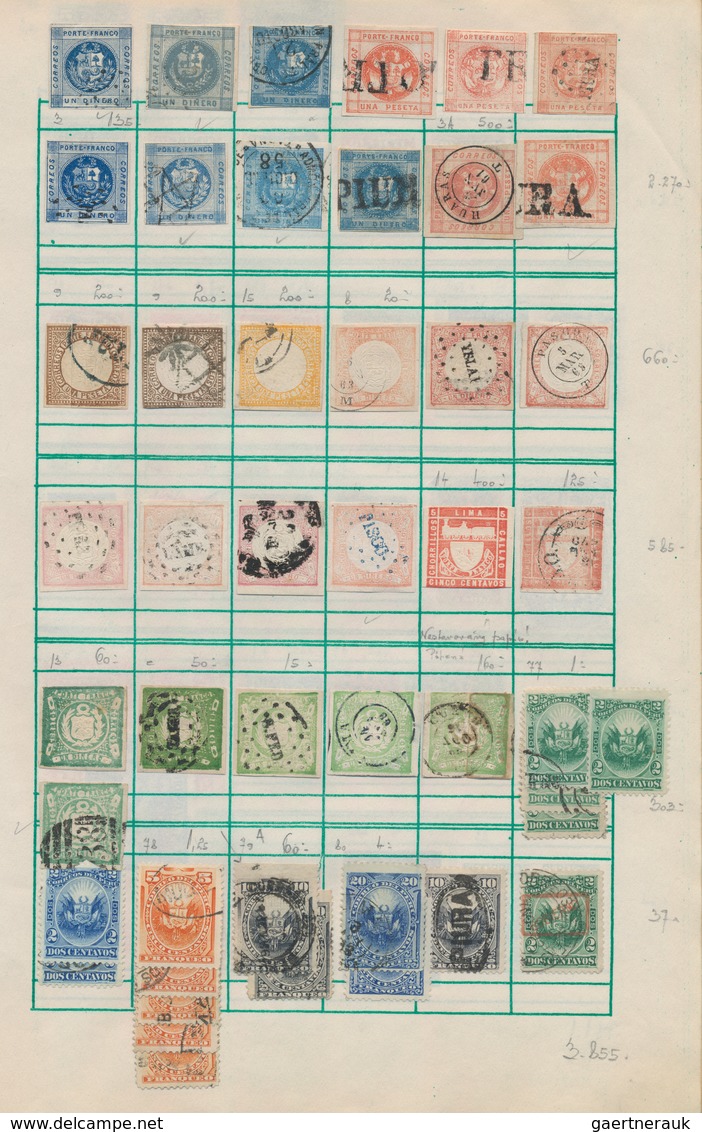 Südamerika: 1843/1960 (ca.), Used And Mint Collection On Album Pages With Main Value In The Classic - Otros - América