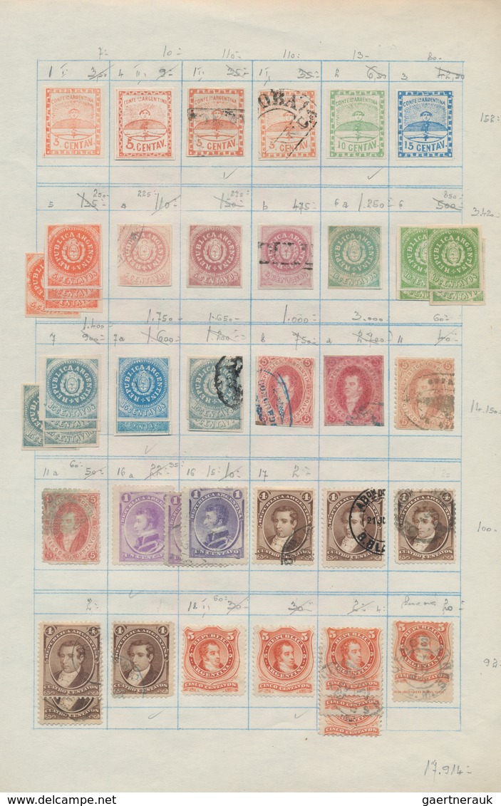 Südamerika: 1843/1960 (ca.), Used And Mint Collection On Album Pages With Main Value In The Classic - America (Other)