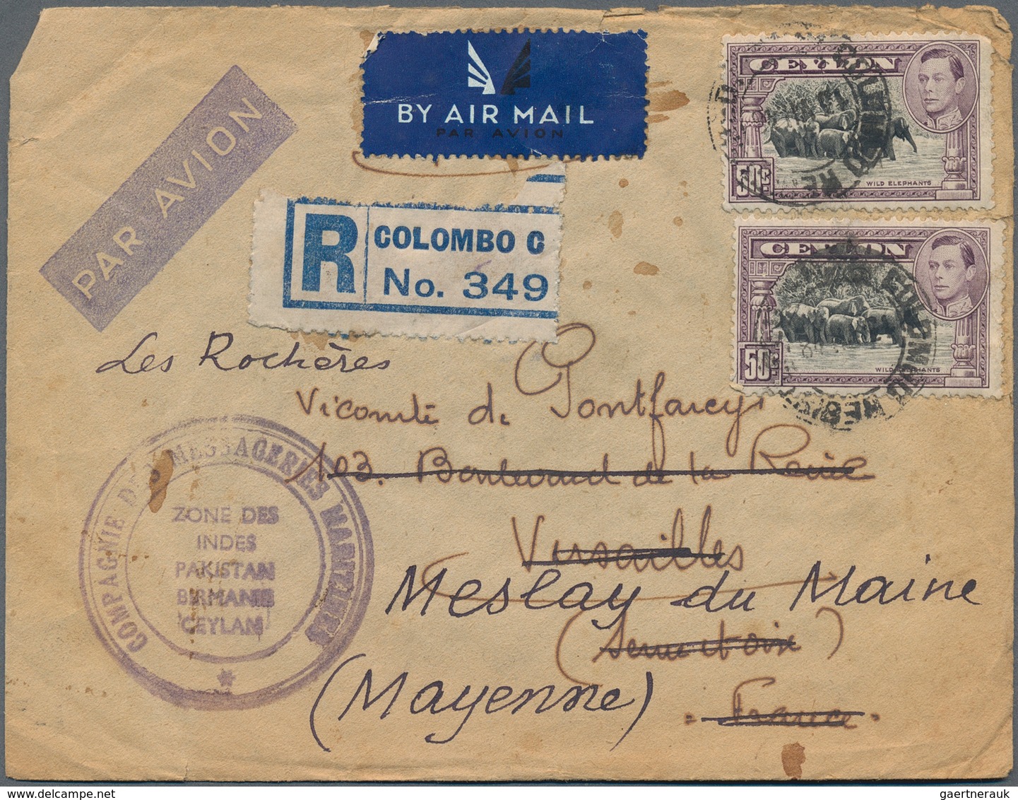 Asien: 1900/1960 (ca.), Mainly Before 1940, Assortment Of Apprx. 34 Covers/cards, Some Postal Wear, - Autres - Asie