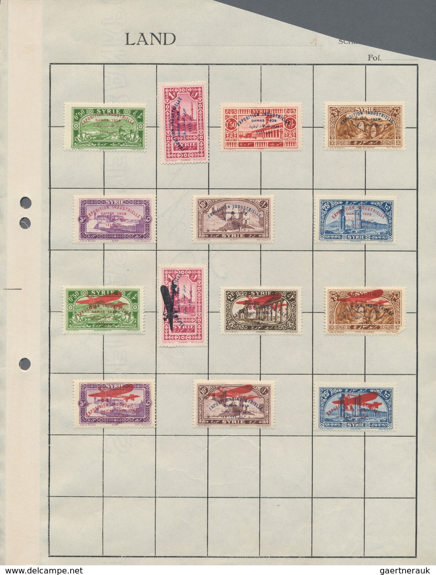 Asien: 1910/1930 (ca.), Collection/assortment On Leaves/stockcard, Comprising Nice Section Persia, S - Asia (Other)