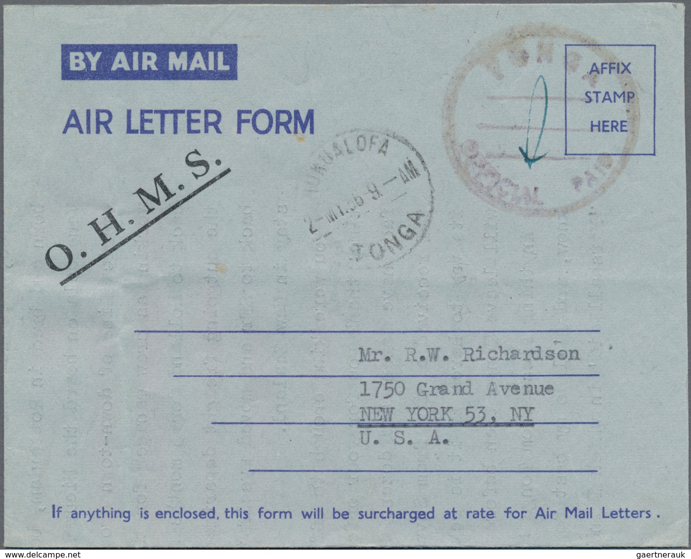 Australien + Ozeanien: 1950/1994 (ca.), Accumulation With Approx. 600 AEROGRAMMES From Australia, Gi - Oceania (Other)