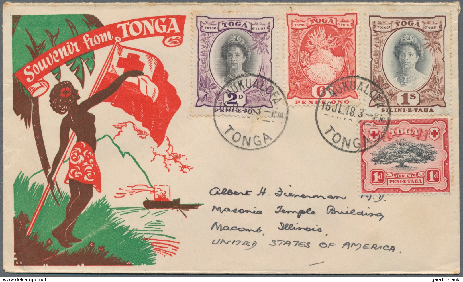 Ozeanien: 1905/1996 (ca.), accumulation with about 730 covers incl. some postal stationeries and FDC