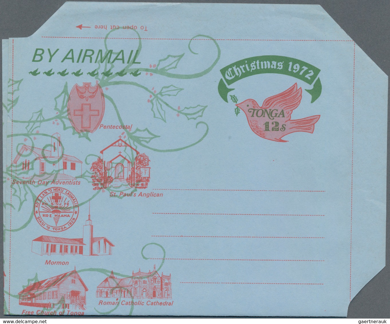 Ozeanien: 1972/1988 (ca.), Accumulation With About 970 Mostly UNFOLDED AEROGRAMMES From Samoa (640), - Andere-Oceanië