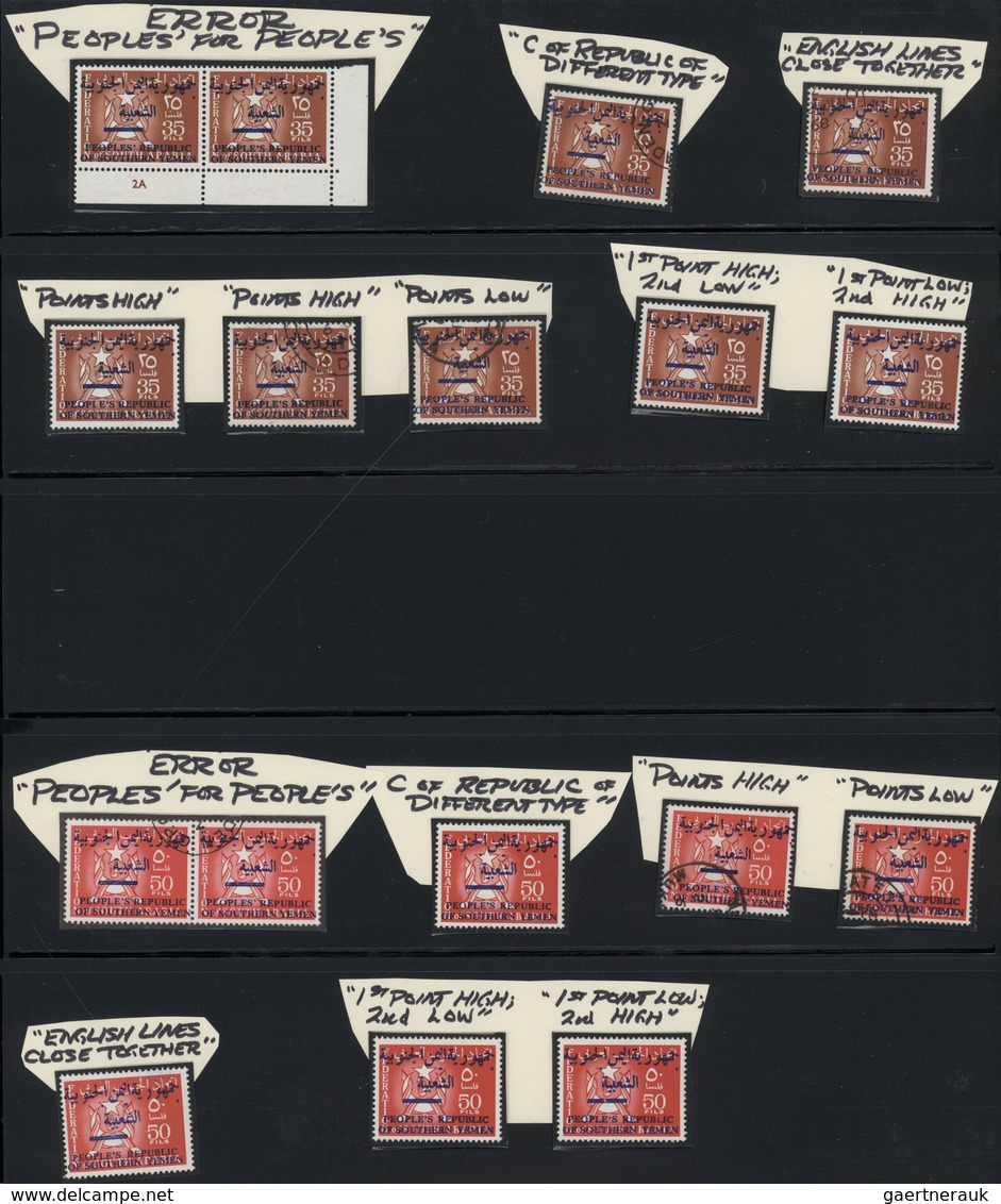 Naher Osten: 1958/1972, Arab States, Comprensive Holding Of Various Issues, Comprising Sharjah, Fuje - Otros & Sin Clasificación