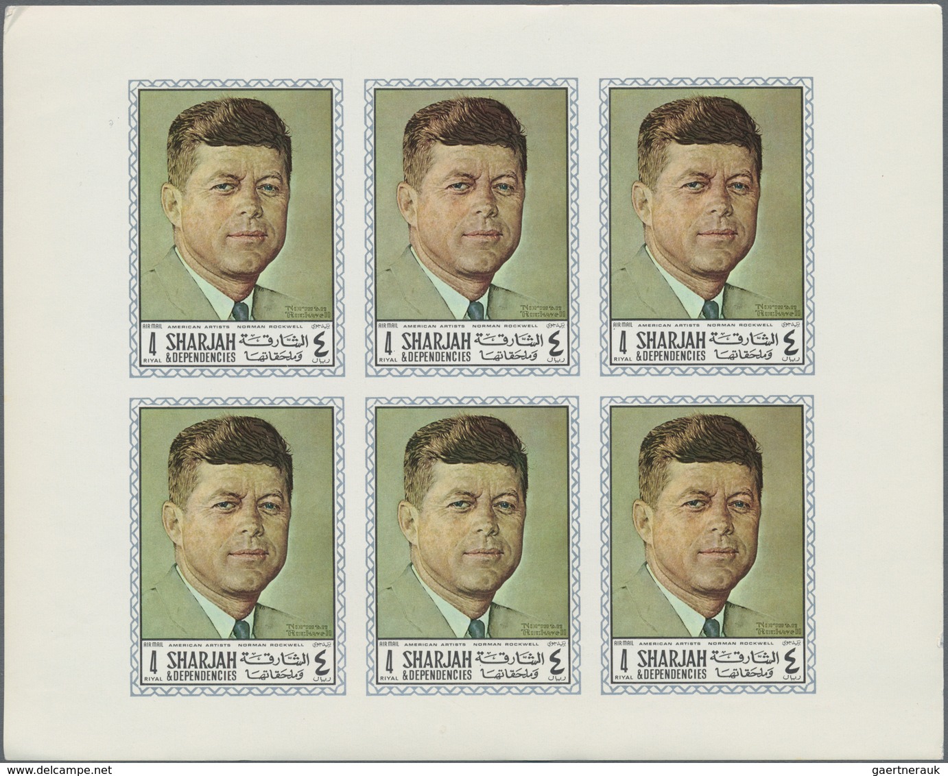 Naher Osten: 1965/1972, comprehensive MNH accumulation in a box, comprising Ras al Khaima, Ajman, Sh