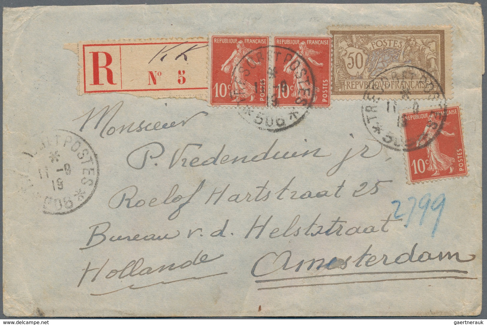 Levante / Levant: 1895/1920 Constantinople: Four Covers And Postcards Sent From/to Constantinople, W - Deutsche Post In Der Türkei