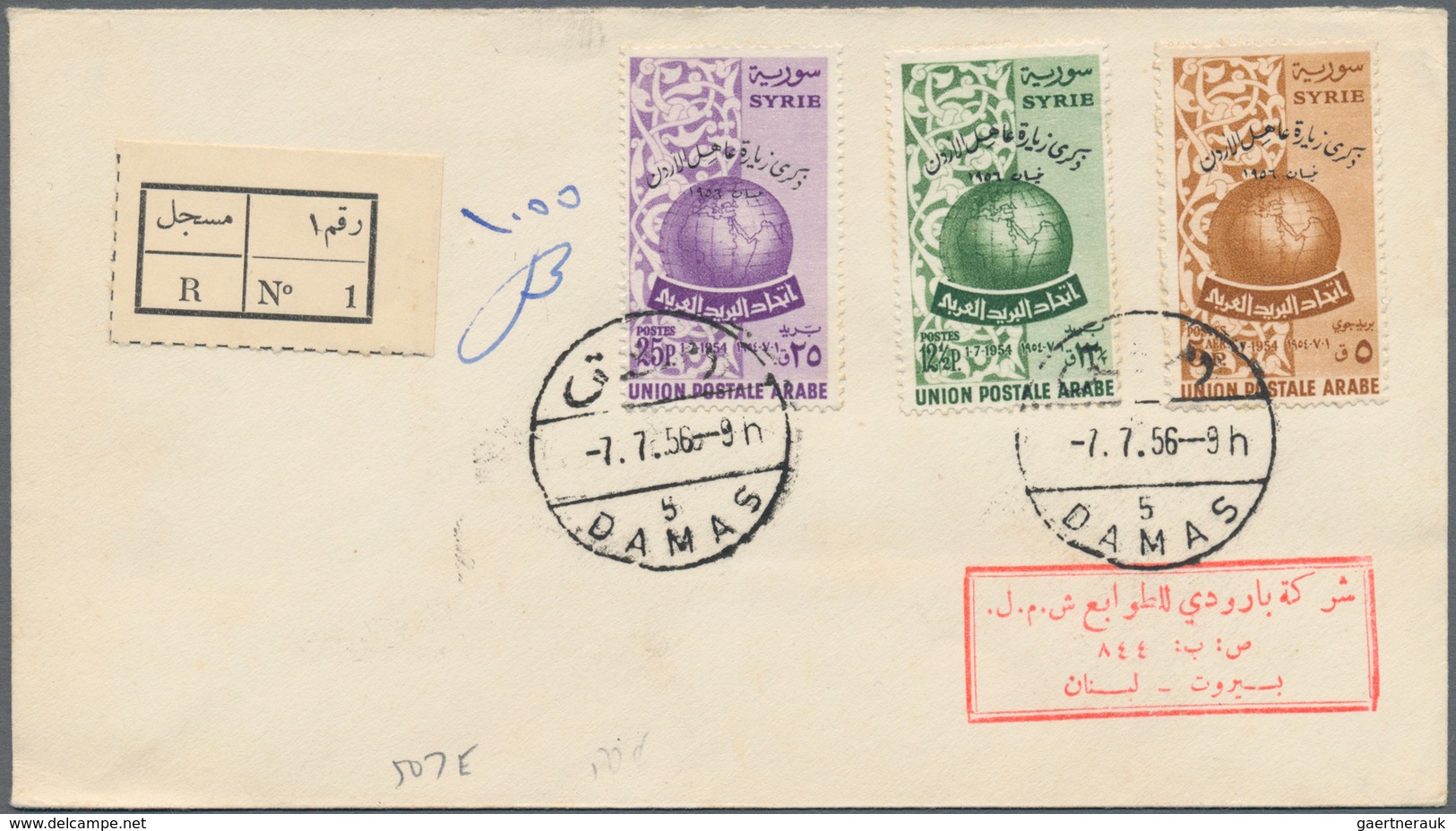 Levante / Levant: 1920-60 ca., Box containing over 200 covers / cards / FDC including many attractiv