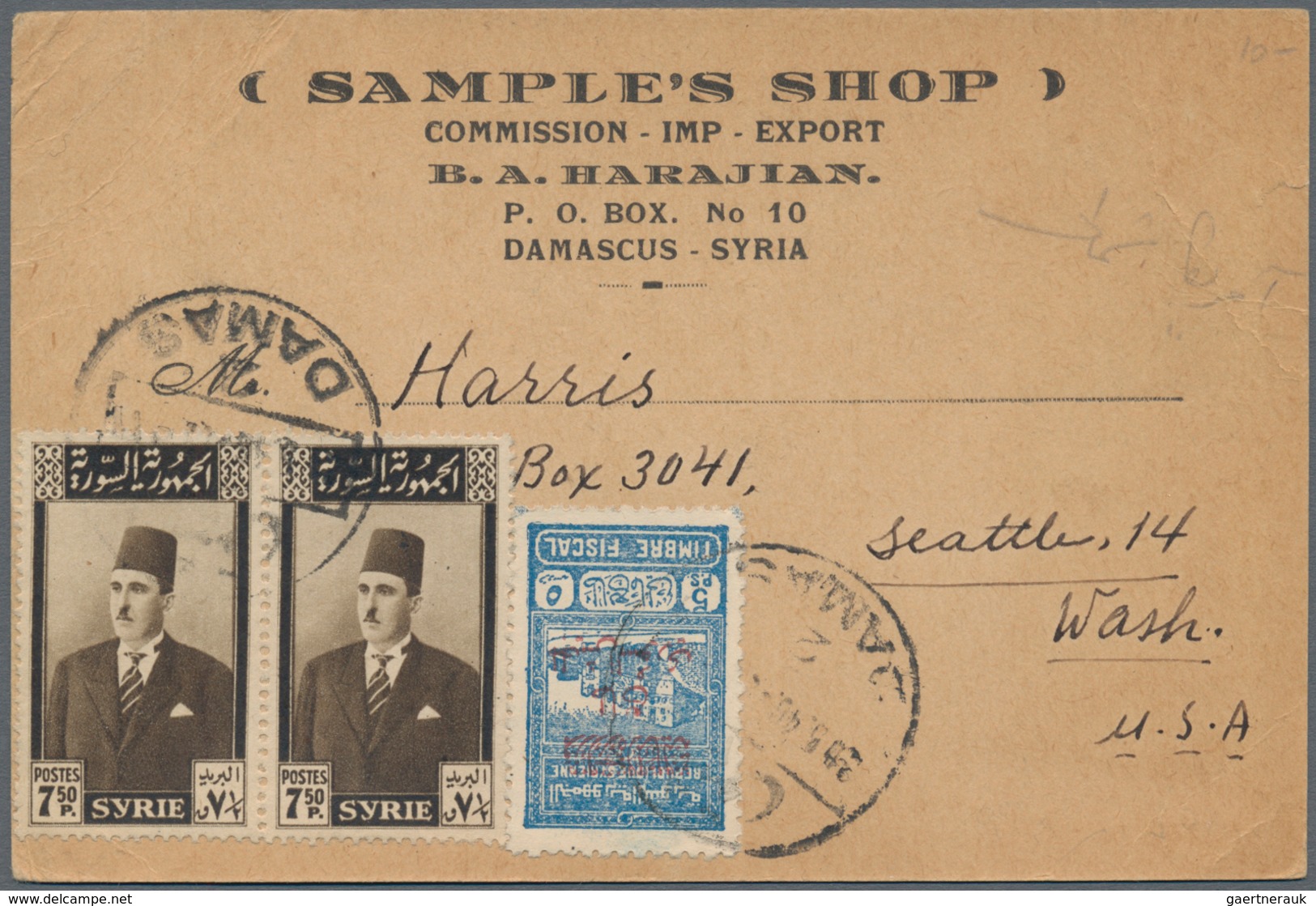 Levante / Levant: 1920-60 ca., Box containing over 200 covers / cards / FDC including many attractiv