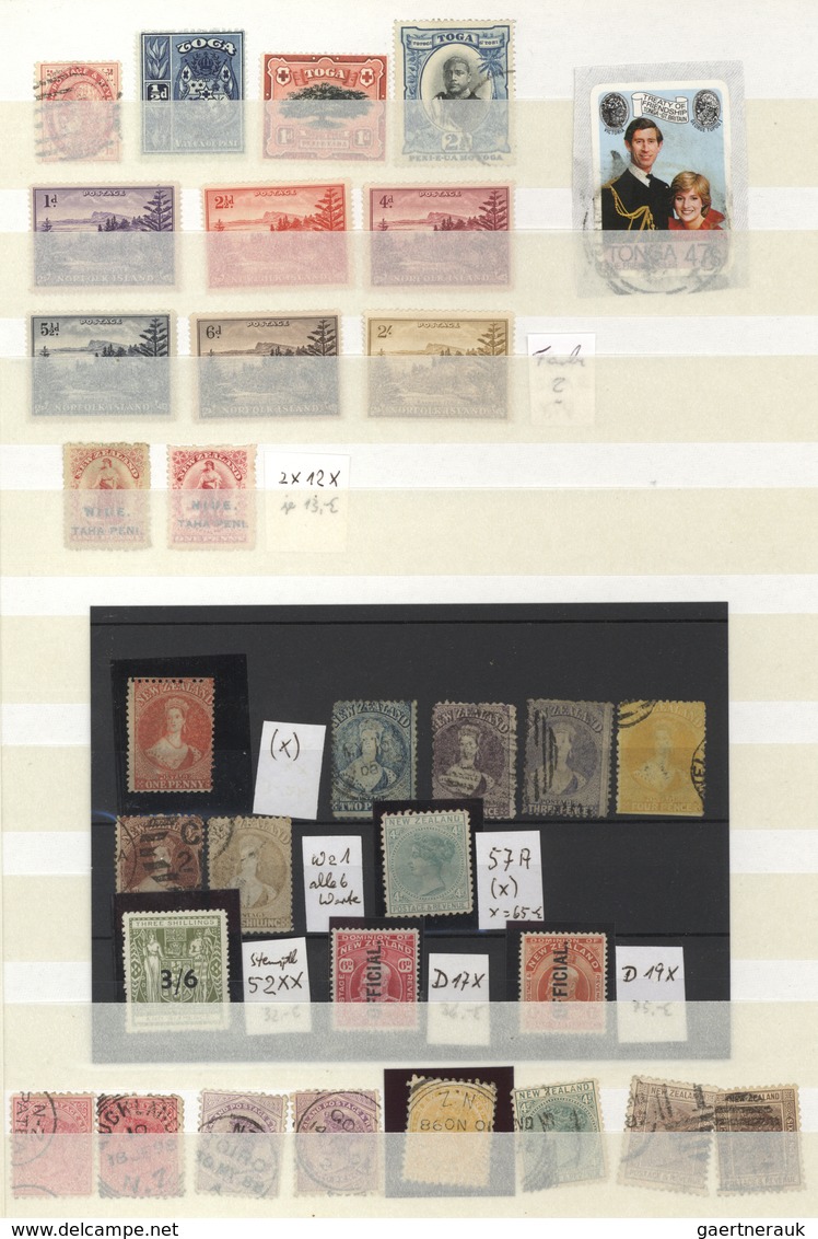 Britische Kolonien: 1855/1980 (ca.), Used And Mint Collection Of Apprx. 60 Different Countries, Hous - Other & Unclassified